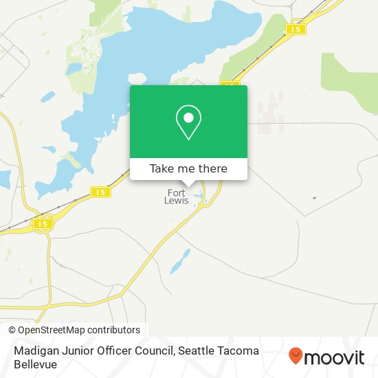 Mapa de Madigan Junior Officer Council