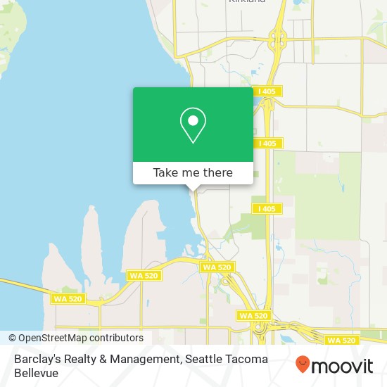 Barclay's Realty & Management, 5209 Lake Washington Blvd NE map