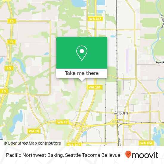 Mapa de Pacific Northwest Baking, 1307 W Valley Hwy N