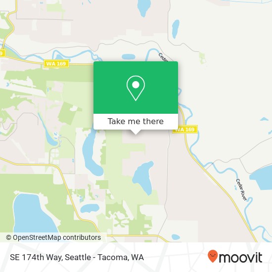 Mapa de SE 174th Way, Renton, WA 98058