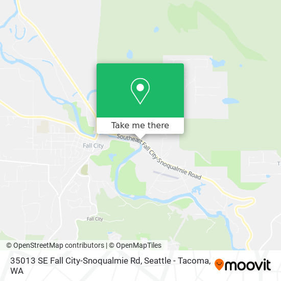 Mapa de 35013 SE Fall City-Snoqualmie Rd