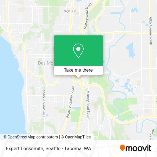 Expert Locksmith map