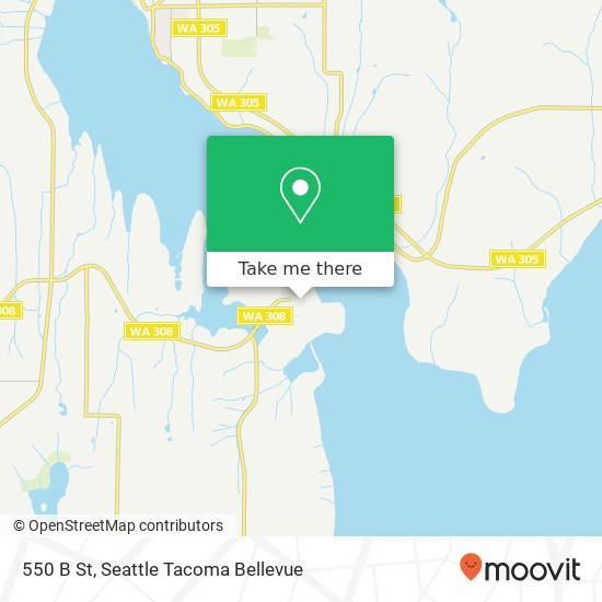 Mapa de 550 B St, Keyport, WA 98345
