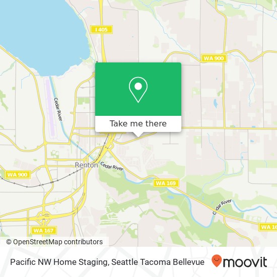 Mapa de Pacific NW Home Staging, Edmonds Ave NE