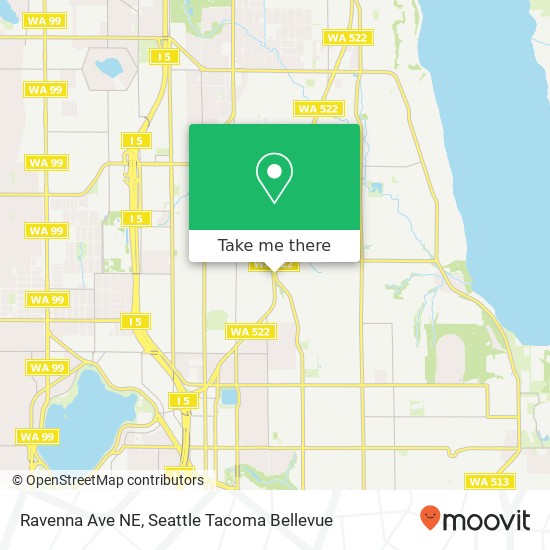Ravenna Ave NE, Seattle, WA 98115 map