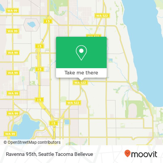 Ravenna 95th, Seattle, WA 98115 map
