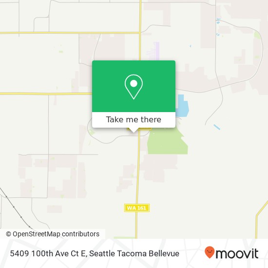 Mapa de 5409 100th Ave Ct E, Puyallup, WA 98375