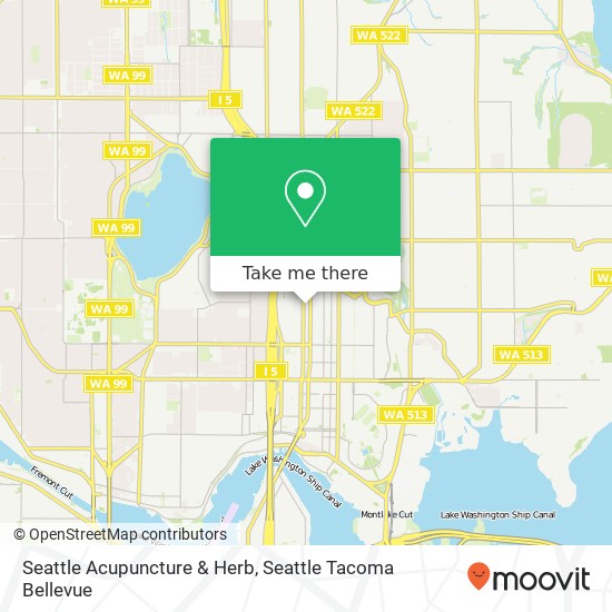 Mapa de Seattle Acupuncture & Herb, 5512 Roosevelt Way NE