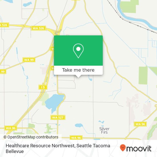 Mapa de Healthcare Resource Northwest, 2732 104th Pl SE