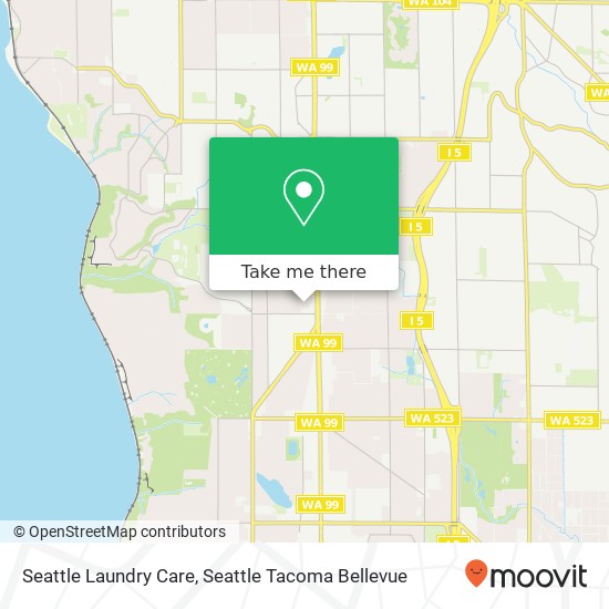 Seattle Laundry Care, Linden Ave N map