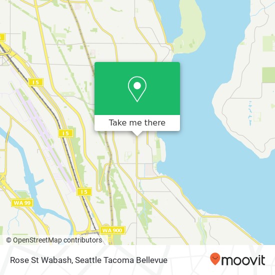 Rose St Wabash, Seattle, WA 98118 map