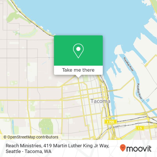 Reach Ministries, 419 Martin Luther King Jr Way map
