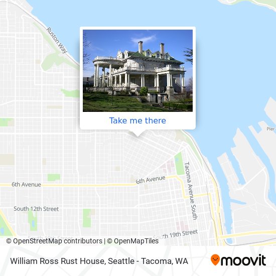 William Ross Rust House map