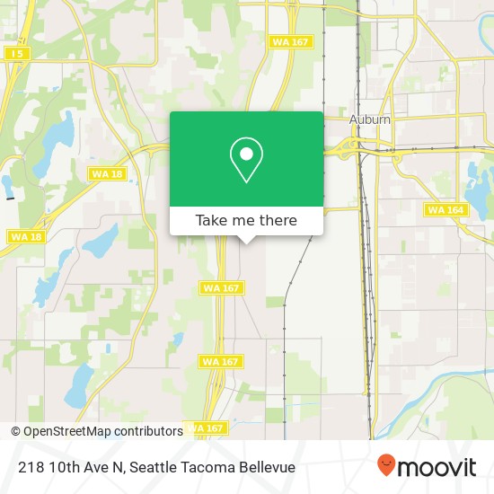 218 10th Ave N, Algona, WA 98001 map