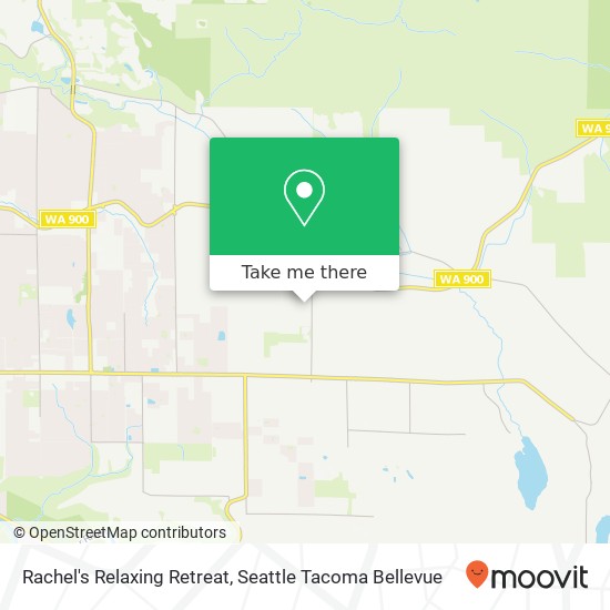 Rachel's Relaxing Retreat, 164th Ave SE map