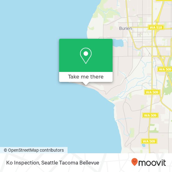 Mapa de Ko Inspection, SW 172nd St