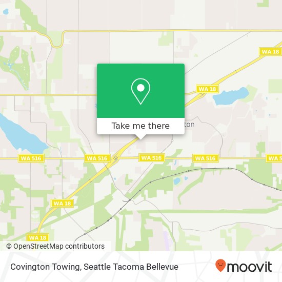 Covington Towing, 171st Pl SE map