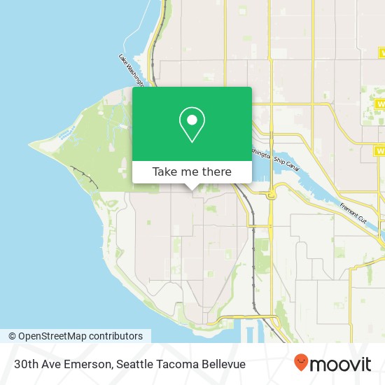 30th Ave Emerson, Seattle, WA 98199 map