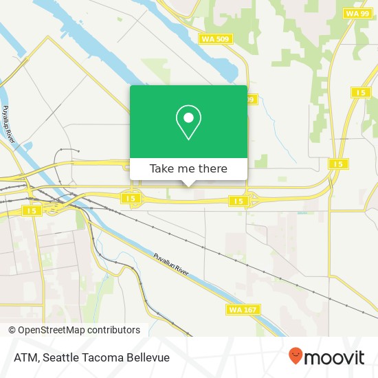 Mapa de ATM, 4310 Pacific Hwy E