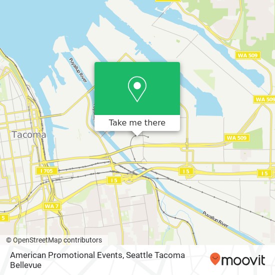 American Promotional Events map