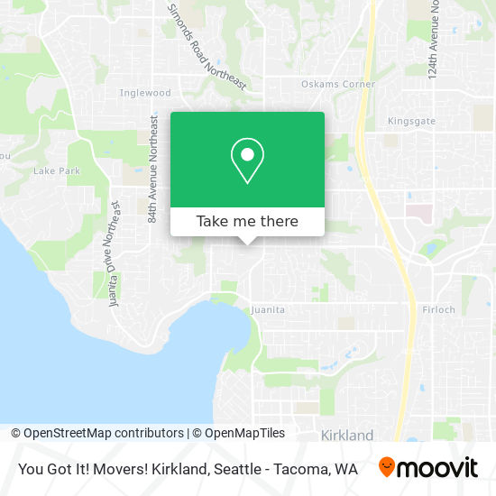 Mapa de You Got It! Movers! Kirkland