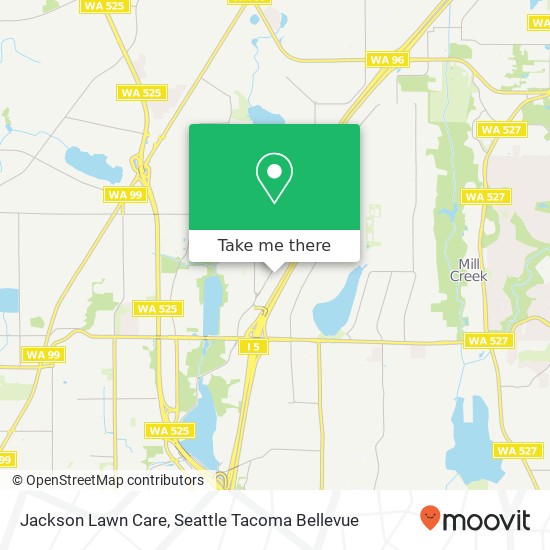 Mapa de Jackson Lawn Care, 15631 Ash Way