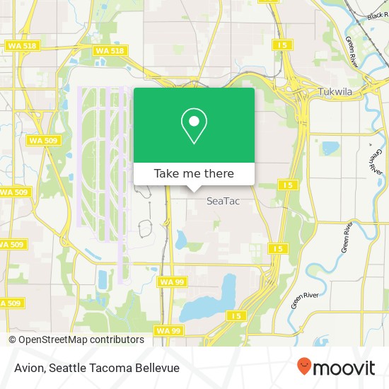 Avion, 3351 S 175th St map