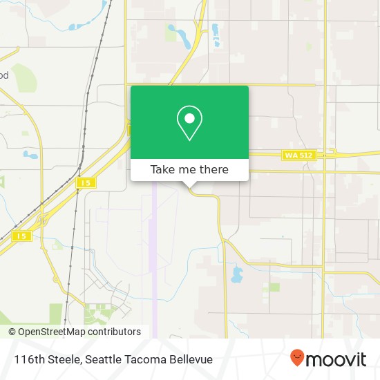 116th Steele, Tacoma, WA 98444 map
