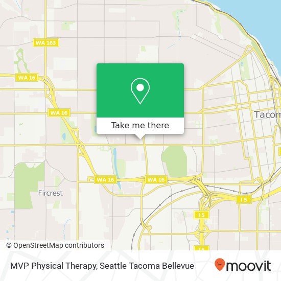 MVP Physical Therapy, W Union Ave map