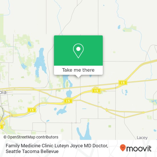 Mapa de Family Medicine Clinic Luteyn Joyce MD Doctor, 3525 Ensign Rd NE