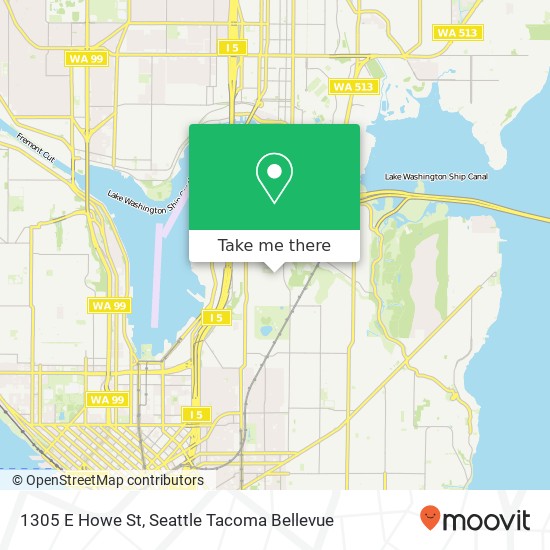 1305 E Howe St, Seattle, WA 98102 map