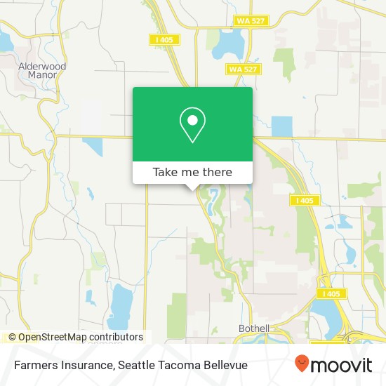 Mapa de Farmers Insurance, 817 238th St SE