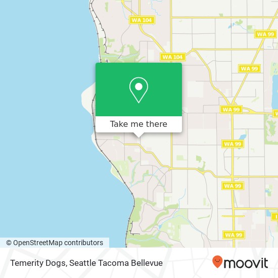 Mapa de Temerity Dogs, 15th Ave NW