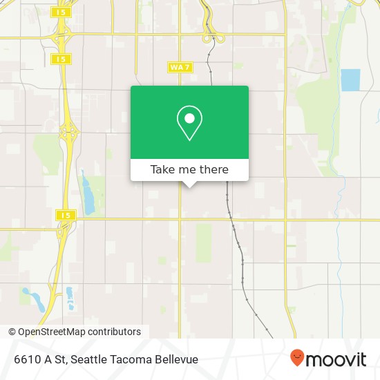 6610 A St, Tacoma, WA 98408 map