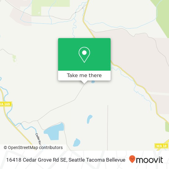 16418 Cedar Grove Rd SE, Issaquah, WA 98027 map