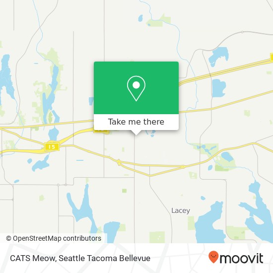 Mapa de CATS Meow, College St SE