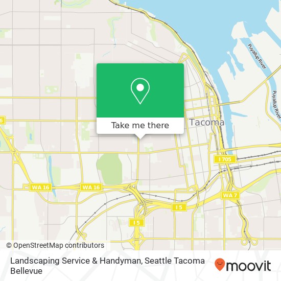 Landscaping Service & Handyman, S Hosmer St map