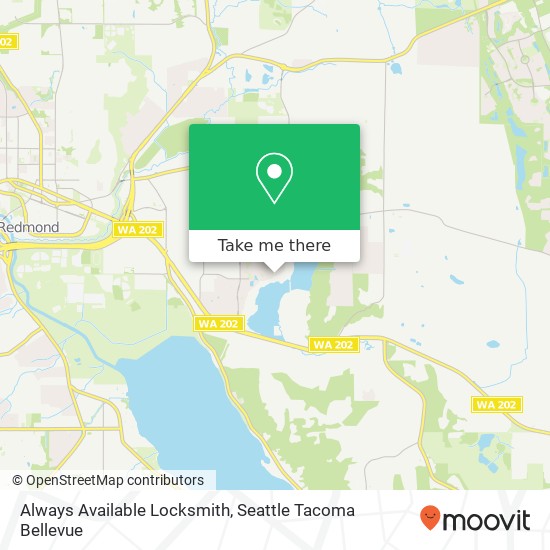 Mapa de Always Available Locksmith, 19225 NE 64th Way