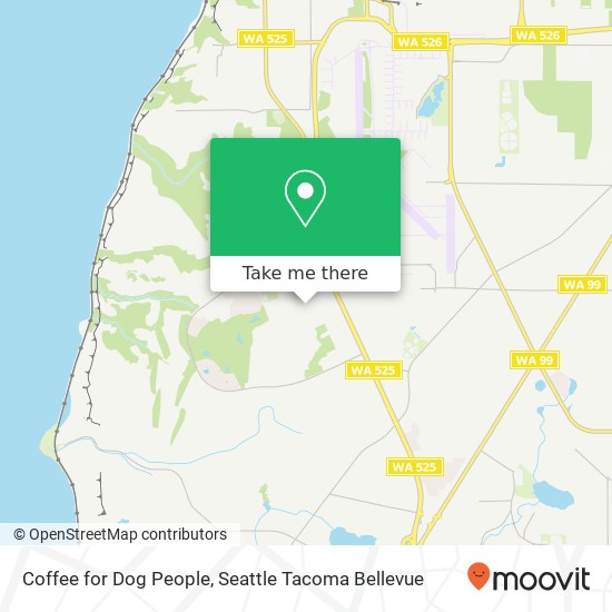 Mapa de Coffee for Dog People, 4493 Russell Rd