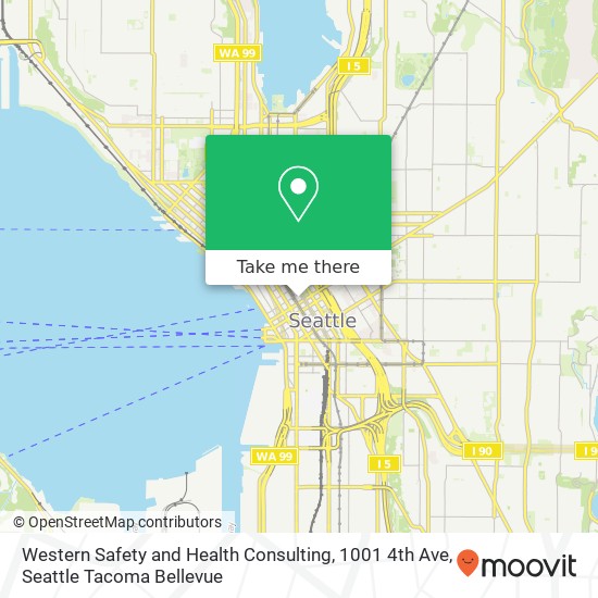 Mapa de Western Safety and Health Consulting, 1001 4th Ave