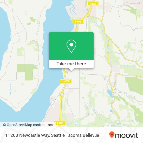 Mapa de 11200 Newcastle Way, Bellevue, WA 98006