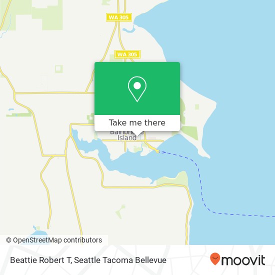 Beattie Robert T, 182 Ericksen Ave NE map