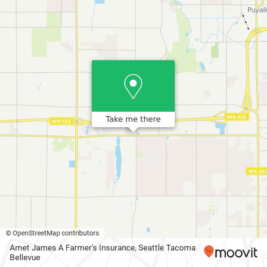 Mapa de Amet James A Farmer's Insurance, 6905 112th St E
