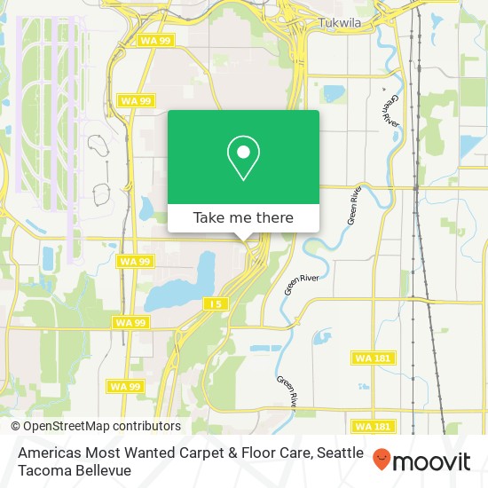 Americas Most Wanted Carpet & Floor Care, S 188th St map