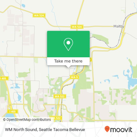 Mapa de WM North Sound, 6211 234th St SE