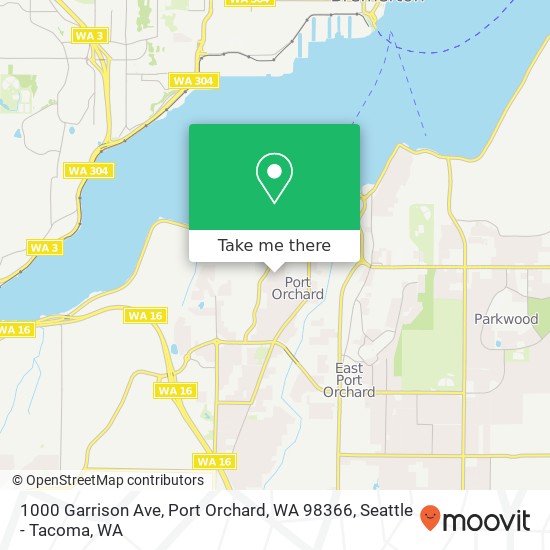 1000 Garrison Ave, Port Orchard, WA 98366 map