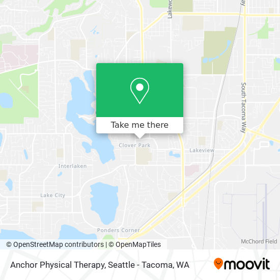 Anchor Physical Therapy map