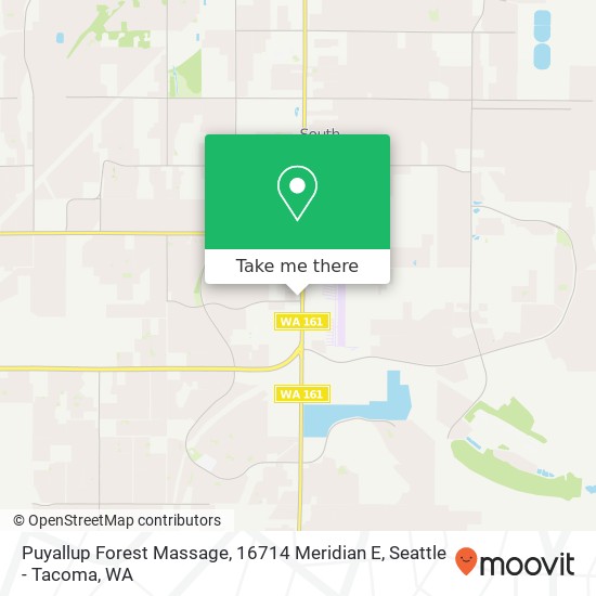 Mapa de Puyallup Forest Massage, 16714 Meridian E