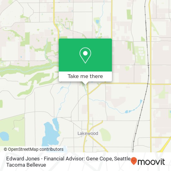 Edward Jones - Financial Advisor: Gene Cope, 7424 Bridgeport Way W map