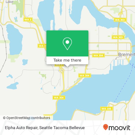 Elpha Auto Repair, 321 National Ave S map